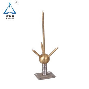 Chống Sét <span class=keywords><strong>Rod</strong></span> Sản Xuất Xây Dựng Sét Arrester Thép Không Gỉ Đồng Nguyên Chất Đồng Sét <span class=keywords><strong>Rod</strong></span> - Product Image 5