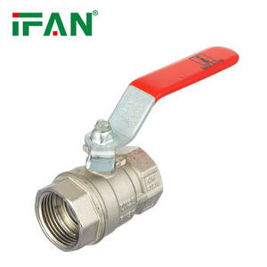 Válvula de bola de rosca hembra IFAN 1/<span class=keywords><strong>2</strong></span> válvula de bola de latón de mango largo rojo de <span class=keywords><strong>2</strong></span> pulgadas para uso en agua - Product Image 6