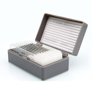 Huida Slide Box 50 Piece Abs Material With Cork Pad For <b>Microscope</b> Slides - Product Image 3