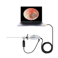 Endoscope vétérinaire USB 1080P avec caméra d'endoscopie à lumière froide et grossissement 6x, fonction freeze-frame pour l'inspection animale