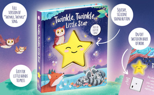 หนังสือบอร์ดเครื่องเรียนรู้เพลงนุ่มๆแวววาวดาวดวงน้อยพร้อมเอฟเฟกต์เสียง - Product Image 5