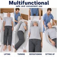 AOSEN Almohadilla de Posicionamiento Lavable con Asas, Absorbente, Impermeable de 4 Capas, para Incontinencia en Ancianos y Personas Postradas en Cama