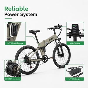 Bicicleta Plegable Compacta de Aluminio de 26 Pulgadas para Desplazamientos Urbanos, Bicicleta Eléctrica Plegable DC-EM1 DC-EM1 DC-EM1 - Product Image 4