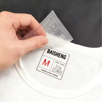 Étiquette de marque personnalisée thermocollante pour vêtements, avec logo imprimé par transfert thermique, pour le soin du cou, pour T-shirts et vêtements