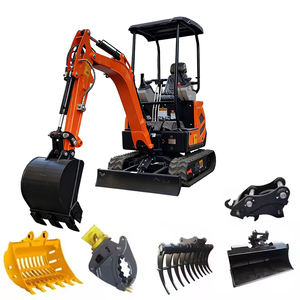 무료 배송 미니 굴삭기 3.5 톤 에파 유로 5 쿠보타 엔진 크롤러 굴삭기 농장 사용 1 톤 2 톤 홈 미니 굴삭기 기계 - Product Image 1