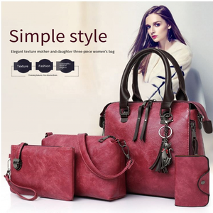 Sac bandoulière <span class=keywords><strong>femme</strong></span> en PU imperméable, pliable, portable, durable, style vintage, mode étrangère, avec fermeture éclair, <span class=keywords><strong>pas</strong></span> <span class=keywords><strong>cher</strong></span> - Product Image 4