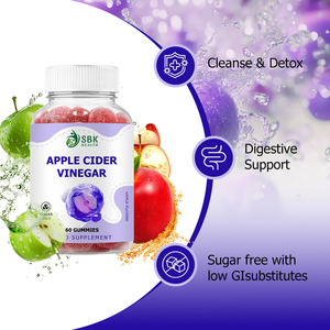 Gummies au vinaigre de cidre de pomme pour la santé, 60 unités, sans sucre, soutien digestif, complément alimentaire avec AV Gummies – Meilleures ventes - Product Image 3