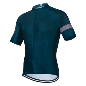 Conjunto de Jersey y Culotte de <span class=keywords><strong>Ciclismo</strong></span> de Manga Corta Transpirable y Reflectante para Niños, con Logotipo y Color Personalizados OEM, MOQ Bajo - Product Image 2