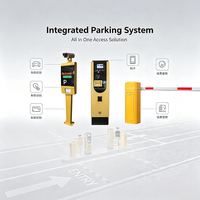 Sistema Completo di Parcheggio All-in-One: Barriera, Macchina per Biglietti e Software di Gestione PC