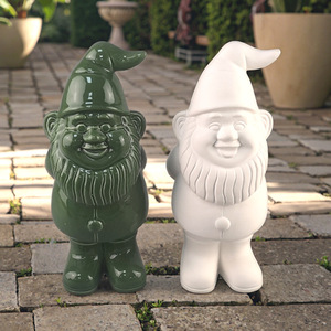 Modern Christmas DIY Ceramic <strong>Crafts</strong> Cross-Border Creative Dwarf Elf Ornaments Personalized <strong>Home</strong> <strong>Decoration</strong> and Gift Goblin - Product Image 1