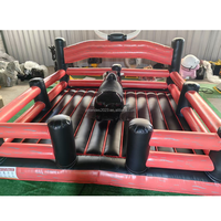 Taureau mécanique gonflable de haute qualité pour machine d'équitation, installation facile, utilisation en extérieur