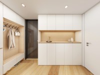 Armario de Dormitorio Personalizado, Armario Empotrado, Armario Modular Moderno de Madera, Muebles de Madera