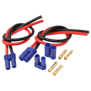 EC5 Male Female Plug Gold Plated 100A High Current Connector 10AWG 10/20/30CM RC Model Battery Motor <b>Charging</b> <b>Cable</b> Custom - Product Image 1