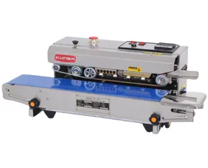 Hardworking continuous plastic bags sealing machine heat sealer for sale