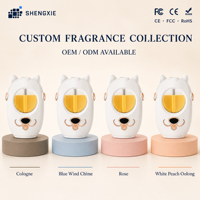Diffuser Aroma Ultrasonik Lampu Suasana RGB Tangki Air Terlihat Timer Digital Senyap untuk Kamar Tidur Pemasok Grosir