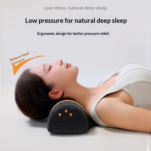 Almohada Cervical Especial para Dormir, Ayuda para la Curvatura Cervical, Protección del Cuello, Almohada de Masaje, Poliéster, Algodón, Espuma Viscoelástica, 0.55-1.0 kg - Product Image 3