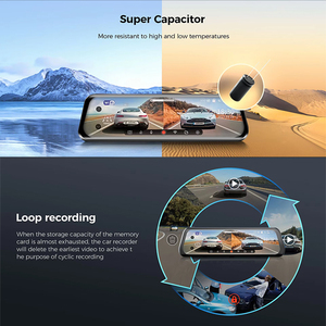 5504 9.66 inch thực 4k phía trước và 1080p phía sau để ghi âm kép điều khiển giọng nói toàn cầu mà không cần đánh thức BSD điểm mù <span class=keywords><strong>DVR</strong></span> Dash Cam - Product Image 4