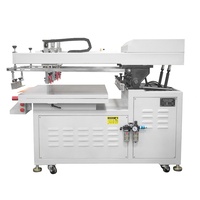 Máquina de Serigrafía Semiautomática de Alta Precisión con Brazo Oblicuo y Vacío Plano para Papel, Utilizada como Impresora de Tarjetas