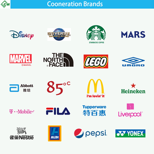 ถุงผ้านอนวูฟเวนสีเหลืองเป็นมิตรกับสิ่งแวดล้อมโลโก้พิมพ์ดิจิตอลสำหรับช้อปปิ้งในซูเปอร์มาร์เก็ตบูติกออกแบบเองเป็นของขวัญ - Product Image 6