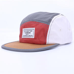 Venta al por mayor de alta calidad logotipo personalizado correa ajustable deporte de nylon 5 paneles <span class=keywords><strong>Camper</strong></span> Cap con parche Logo - Product Image 6