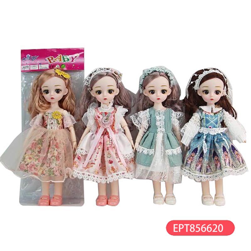 EPT856620-12-inch 3D eyes 13 joints  doll (mixed)(240pcs/ctn)