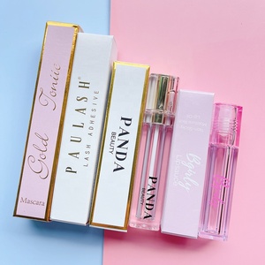 P-Lan MOQ 100PCS 350g Cardboard Paper Cosmetic Lipgloss Boxes Lipstick Box Customized Lip Gloss Boxes With Printing Logo
