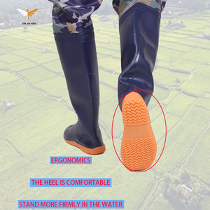 Bottes <span class=keywords><strong>de</strong></span> pêche camouflage bleu pour l'extérieur, pantalon <span class=keywords><strong>de</strong></span> pataugeoire, chaussures antidérapantes imperméables pour aventure <span class=keywords><strong>de</strong></span> la brousse, bottes <span class=keywords><strong>de</strong></span> chasse imperméables - Product Image 5