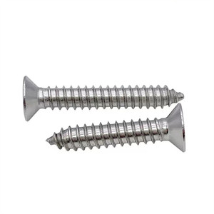 Vis en acier inoxydable, vis plate, SS 316 304, vis à tête fraisée plate, vis autotaraudeuse - Product Image 4