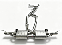 Système d'échappement avec valves pour Porsche Cayenne 957 958 958.1 958.2 3.0T 3.6L 4.8L Turbo Tuning, tuyau d'échappement Catback compatible avec les diffuseurs OEM