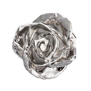 Forever Rose ดอกกุหลาบทองคำขาวแท้,ของแท้หนึ่งในนั้นคือกุหลาบมือหนึ่งจุ่มลงในแพลตตินัมจนใช้งานได้ตลอดชีพ - Product Image 2