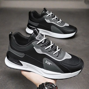 <span class=keywords><strong>Scarpe</strong></span> da Uomo in Pelle 2025 Nere Stile Walking da Skateboard e Corsa in Tre Colori - Product Image 2