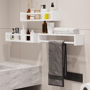 Estanterías flotantes de madera maciza de 16,5 pulgadas, decoración de guardería montada en la pared para niños con almacenamiento de libros y juguetes, 3 juegos de estantes de pared - Product Image 5