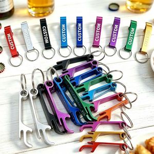 Vente en gros de porte-clés personnalisés de haute qualité avec logo 2D 3D, ouvre-bouteille en forme de bar, ouvre-bouteille personnalisé, cadeaux promotionnels - Product Image 1