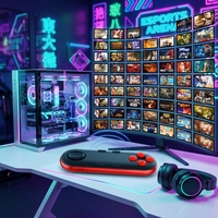 Control Remoto Inalámbrico para Juegos Data Frog, Mini Controlador de Juegos BT, Joystick para iPhone IOS Android, Controlador de Juegos para PC VR