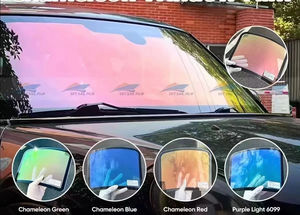 Film décoratif pour vitres de voiture New Vision, film vitrail, <span class=keywords><strong>protection</strong></span> UV, isolation thermique, 2 mil, couleur caméléon, film teinté pour voiture - Product Image 6