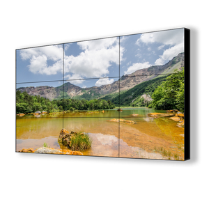 Moniteur LCD grand écran à cadre ultra-fin avec contrôleur 3x3 pour studio <span class=keywords><strong>TV</strong></span>, installé sur un mur <span class=keywords><strong>TV</strong></span> - Product Image 1