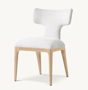 Sassanid OEM mới giới thiệu hài hòa cong thiết kế Mỹ phòng ăn Ligne vải bọc ăn bên ghế - Product Image 4