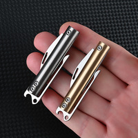 Mini couteau pliant en acier inoxydable à haute netteté pour le camping en plein air et l'utilisation quotidienne Unboxing Pocket Utility Knife