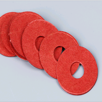 Entretoises isolantes plates rouges en papier, résistantes aux hautes températures, pour vis, boîtiers d'ordinateur, cartes mères, protection contre les surtensions