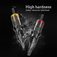 20 aiguilles de tatouage originales mixtes (acier inoxydable) pour machines à cartouche - Tuffking TNC-005