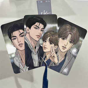 7 Pcs/Lot personnages d'anime Cosplay coré<span class=keywords><strong>en</strong></span> <span class=keywords><strong>Manga</strong></span> BL Manwha Jinx Yaoi Jaekyung Kim Dan 3 pouces petite carte carte transparente cadeau - Product Image 4