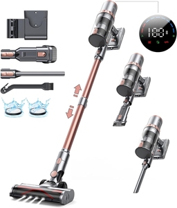 <span class=keywords><strong>Aspirateur</strong></span> à sec <span class=keywords><strong>sans</strong></span> fil portatif, léger, <span class=keywords><strong>sans</strong></span> <span class=keywords><strong>sac</strong></span>, moteur <span class=keywords><strong>sans</strong></span> balais, 400W, autonomie 30-60min, capacité de 0,7L, usage domestique - Product Image 1