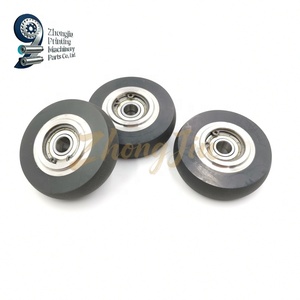 Rouleau en caoutchouc 60x20x9mm, roue de pressage pour alimentation papier, rouleau de pressage pour machine d'impression offset Komori - Product Image 3