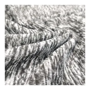 Fornitura diretta in fabbrica su misura 100 maglia di poliestere maglia ad ago grosso tessuto legante in pile polare tessuto per indumento