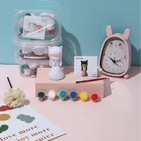 Internet Celebrity's Unique Art Supplies Handmade DIY Toy Set Fluid Bear Kids 'Graffiti Toy Doll and Violent Bear Keychain