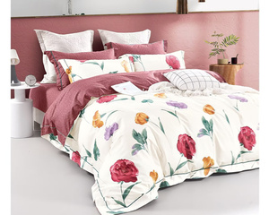 Conjuntos de Capa de Edredom de Algodão Luxuosos Personalizados com Estampa, Novos Conjuntos de Roupa de Cama Estampados, Conjuntos de Lençóis Estampados, Conjuntos de Lençóis com Elástico Estampados - Product Image 3