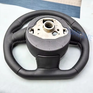 Personalizado perfurado Volante de couro para Audi A3 A4 A5 A6 A7 Q3 Q5 Q7 RS3 RS5 R8 B8 Q3 Suturas Fundo Plano Volante - Product Image 4