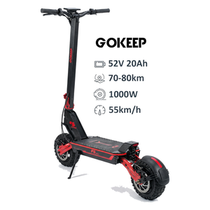 Trottinette électrique pliable EU Stock Gokeep F5, moteur 1000W, vitesse 55 km/h, autonomie 70 km, étanche IPX5, adulte, deux roues - Product Image 1