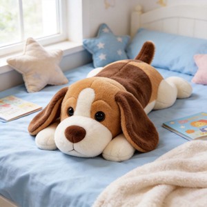 Peluche Gigante de <span class=keywords><strong>Perro</strong></span> <span class=keywords><strong>Beagle</strong></span> - Almohada de Peluche Suave y Larga para Abrazar, Juguete para Niños y Adultos, <span class=keywords><strong>Cachorro</strong></span> <span class=keywords><strong>Beagle</strong></span> Realista y Adorable - Product Image 4