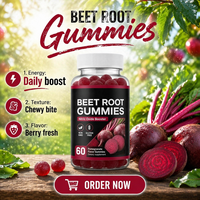 WELLBODY Gummies de Betterave pour le Soutien Énergétique et Immunitaire, Complément Alimentaire Quotidien pour Adultes, 60 Gummies